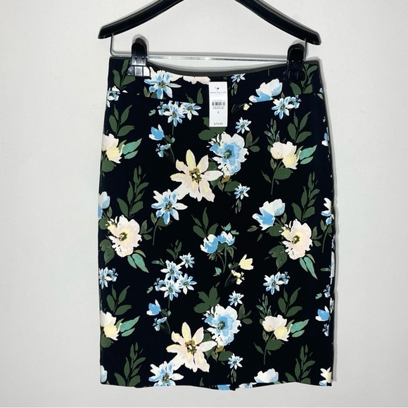 ANN TAYLOR | NWT | Floral Print Midi Skirt - Picture 1 of 15